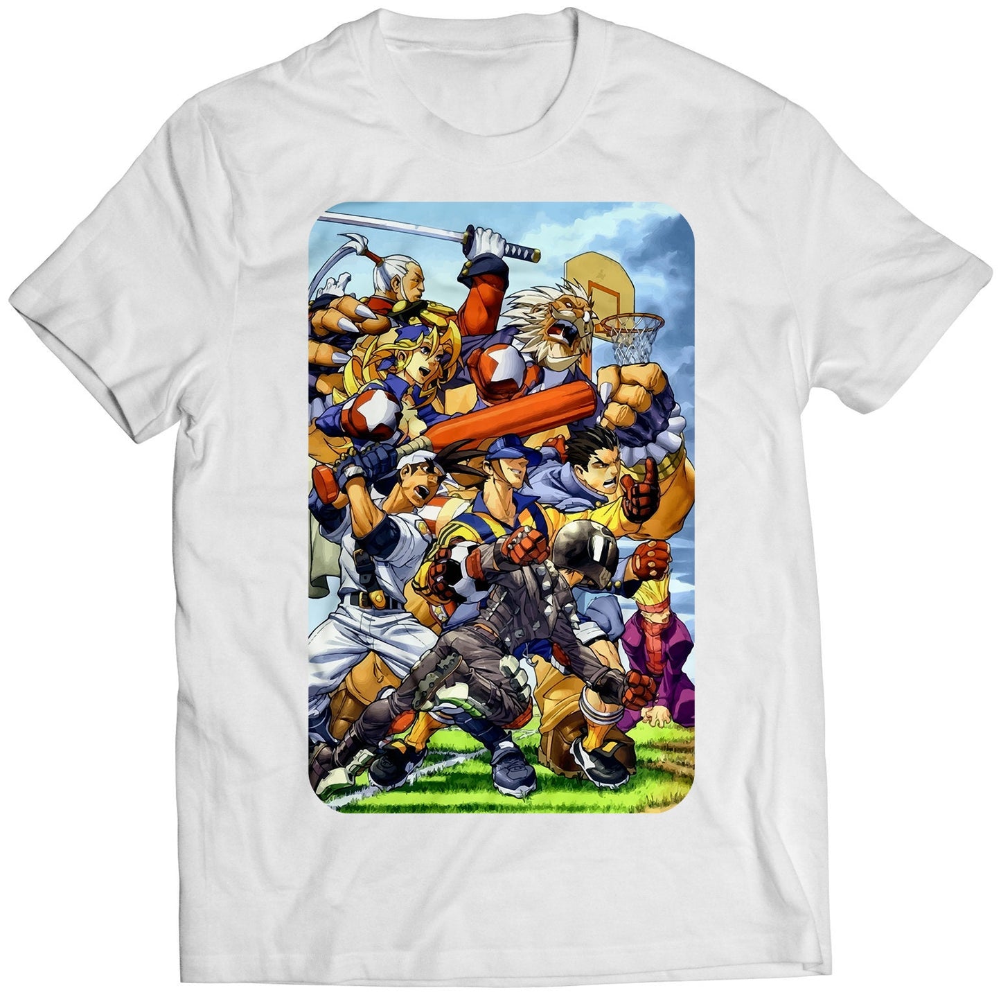 Rivalry Schools Project Justice Comic Cover V7 Premium Unisex T-shirt (Vectorized Design)