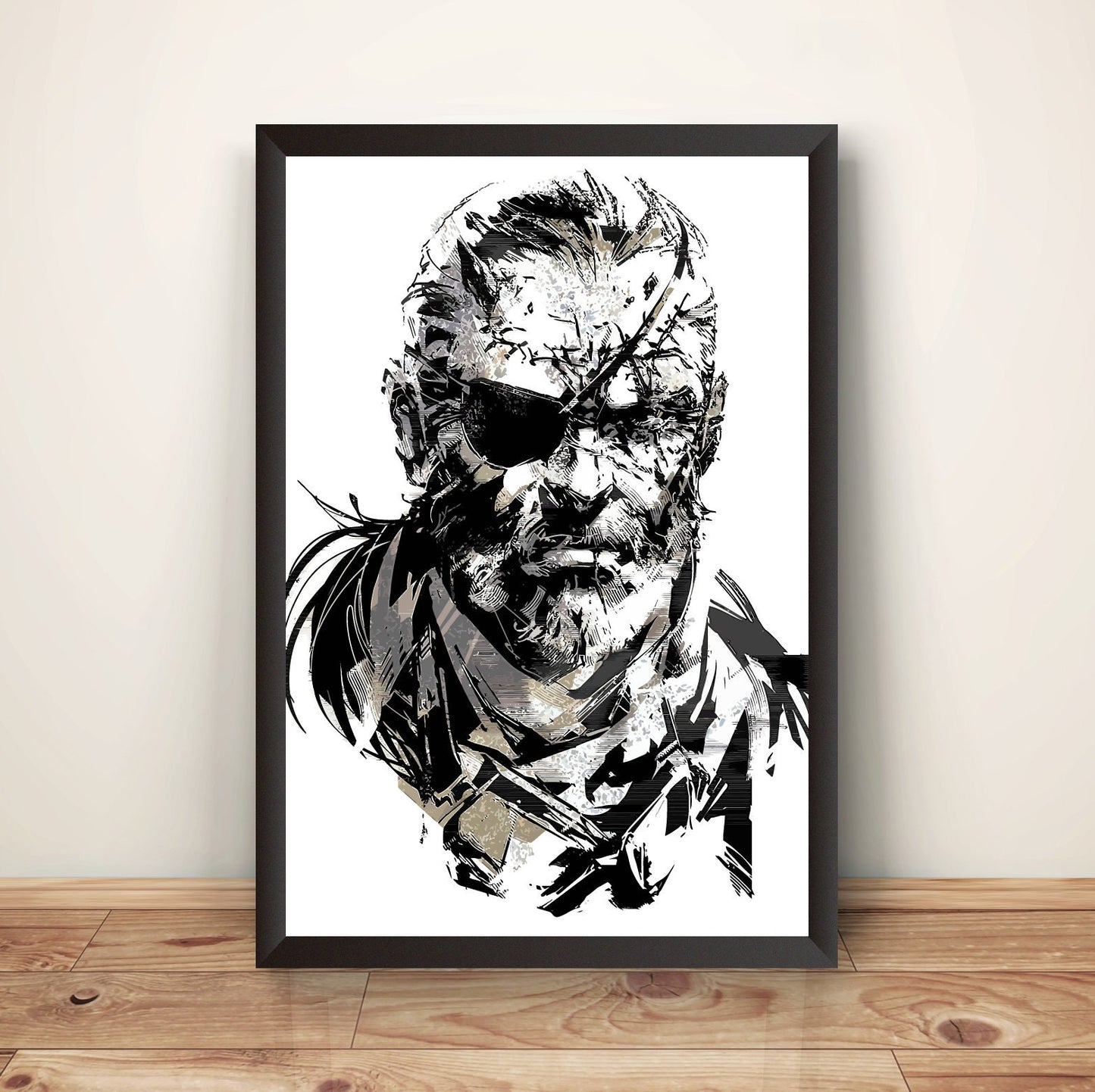 Venom Snake In Afghanistan MGS V Premium Poster (Vectorized Design)