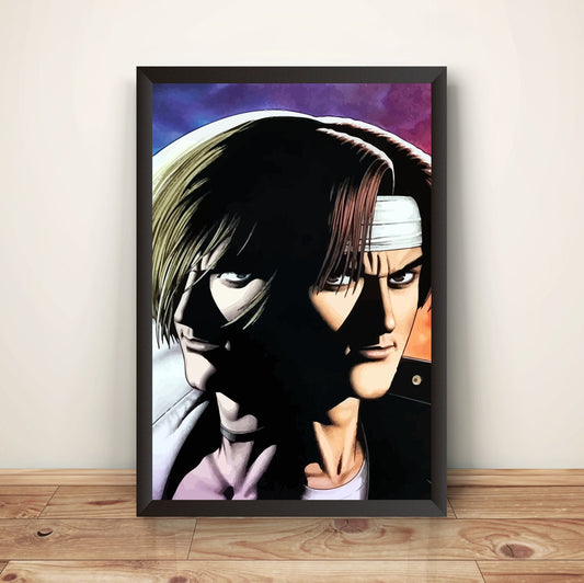 Kyo X Iori The King Of Fighters KOF95 Premium Poster (Vectorized Design)