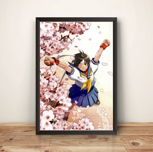 Sakura Flowers Premium Poster (Vectorized Design)