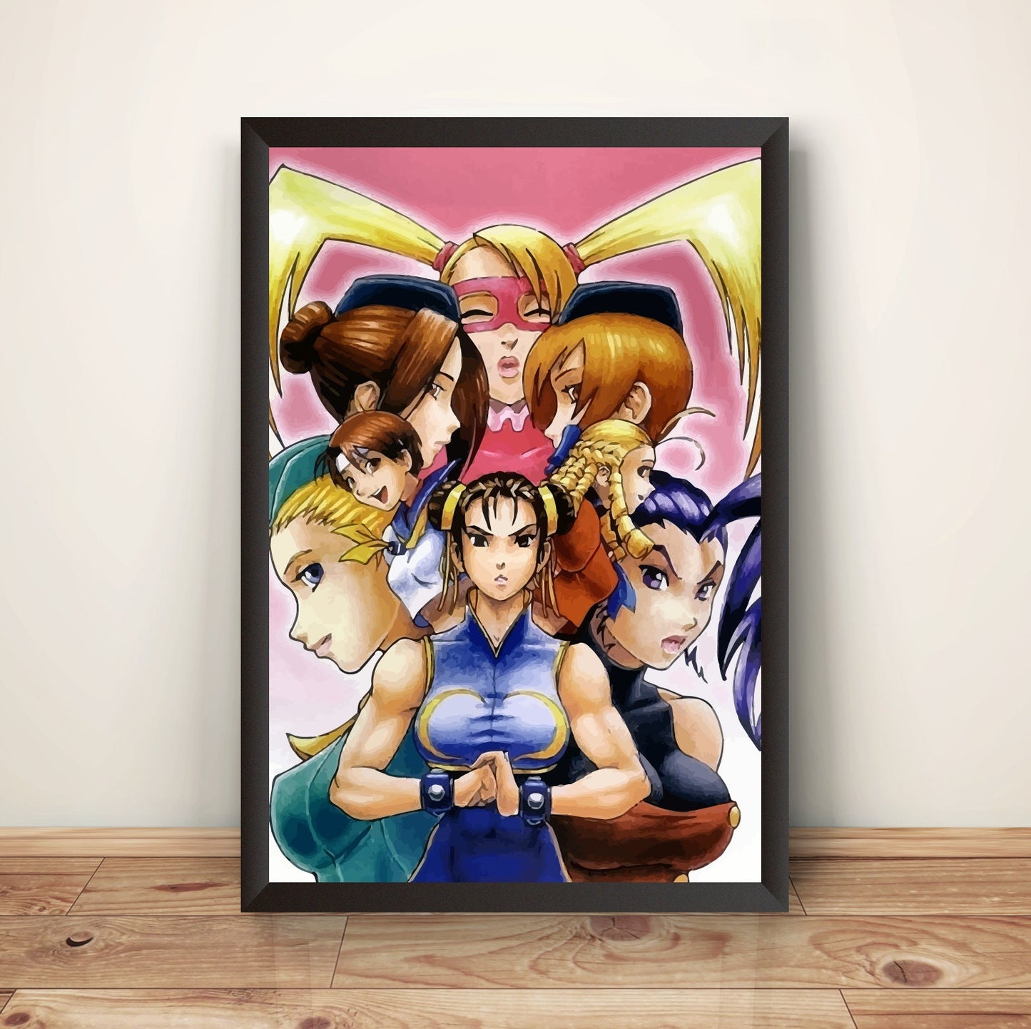 Street Girl Fighters Premium Poster (Vectorized Design)