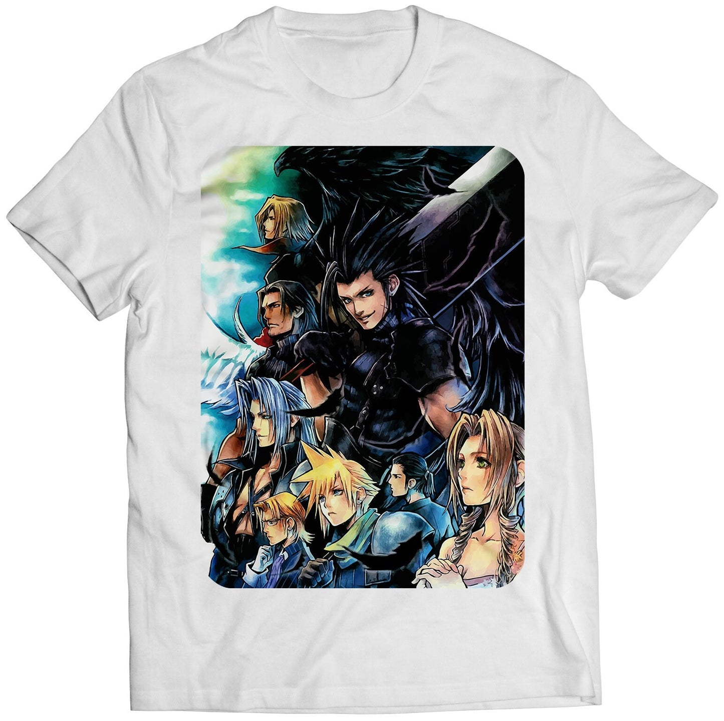 CC FF VII Cover V1 Premium Unisex T-shirt (Vectorized Design)