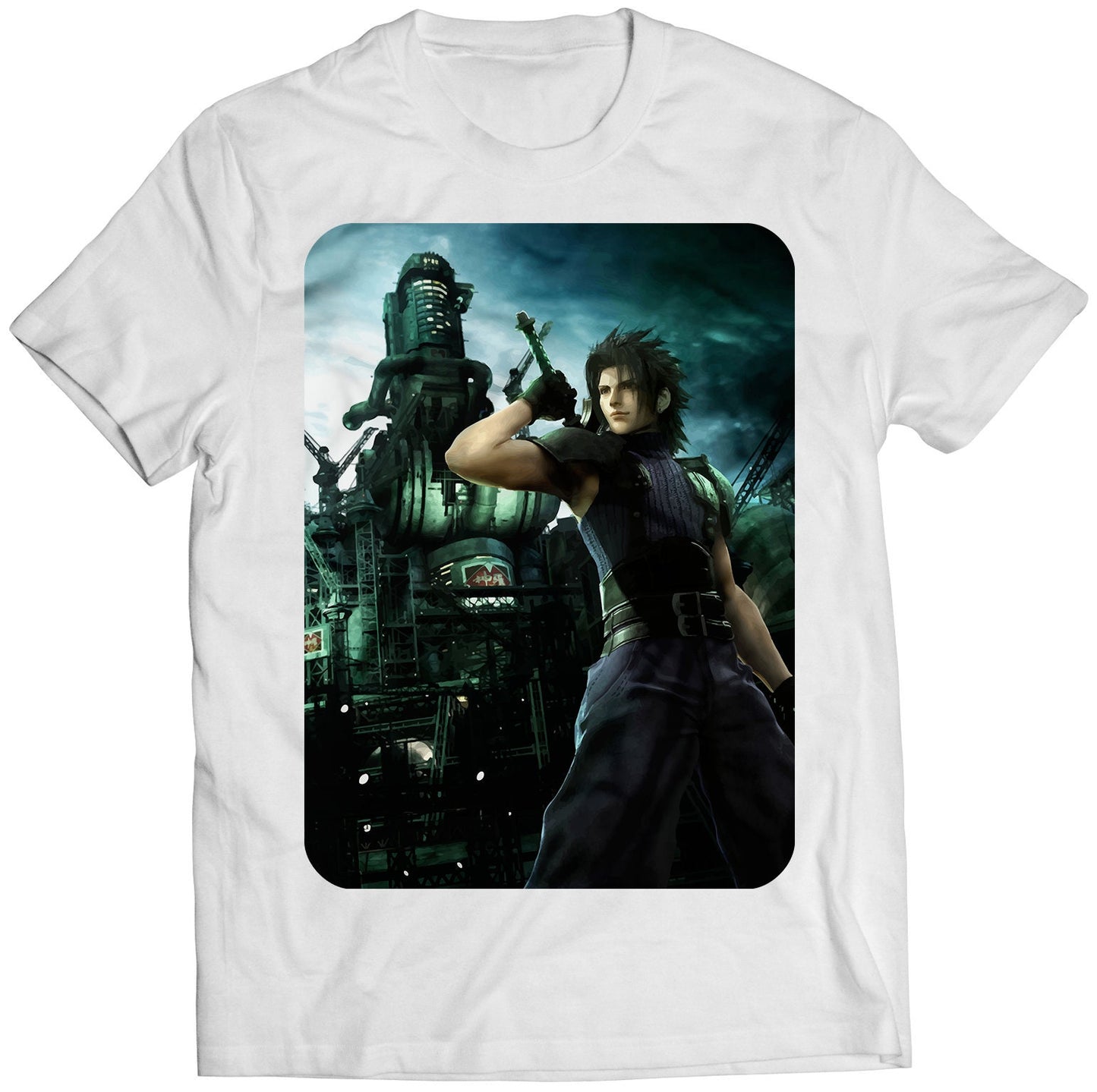 CC FF VII Cover V4 Premium Unisex T-shirt (Vectorized Design)