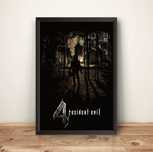 Residence Evil IV Cover Premium Poster (Vectorized Design)