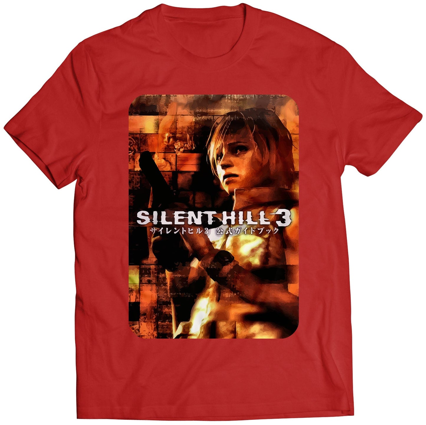 Heather Mason Japanese Cover Silence Hill III Premium Unisex T-shirt (Vectorized Design)