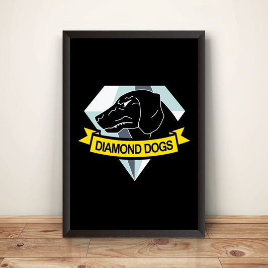 Diamond Dogs MGS MGS Premium Poster (Vectorized Design)