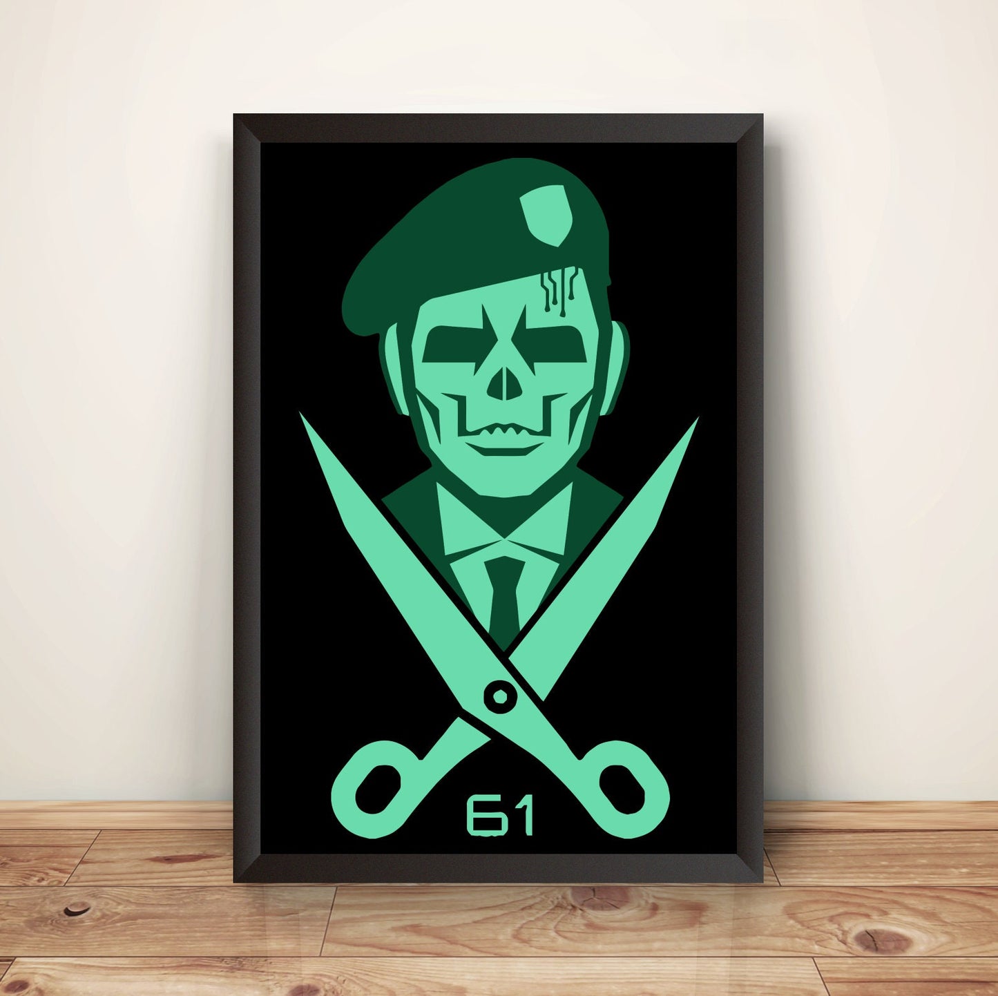 Scissor 61 MGS 2 MGS2 Premium Poster (Vectorized Design)