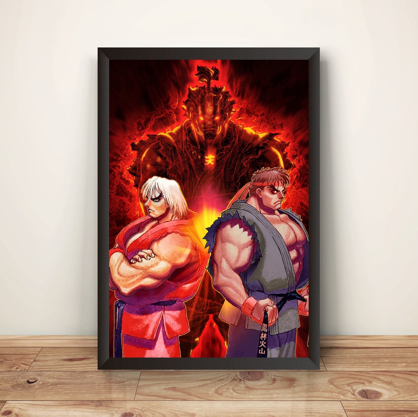 Ultra SF2 Final Challengers V2 Cover Premium Poster (Vectorized Design)