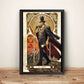G Street Fighting Tarot Card Premium Poster (Vectorized Design)