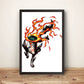 Sun Goddess Mvc3 Premium Poster (Vectorized Design)
