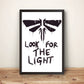 Look For The Light Fireflies TLOU Premium Poster (Vectorized Design)