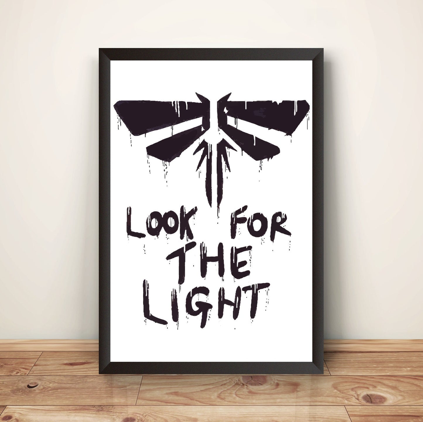 Look For The Light Fireflies TLOU Premium Poster (Vectorized Design)