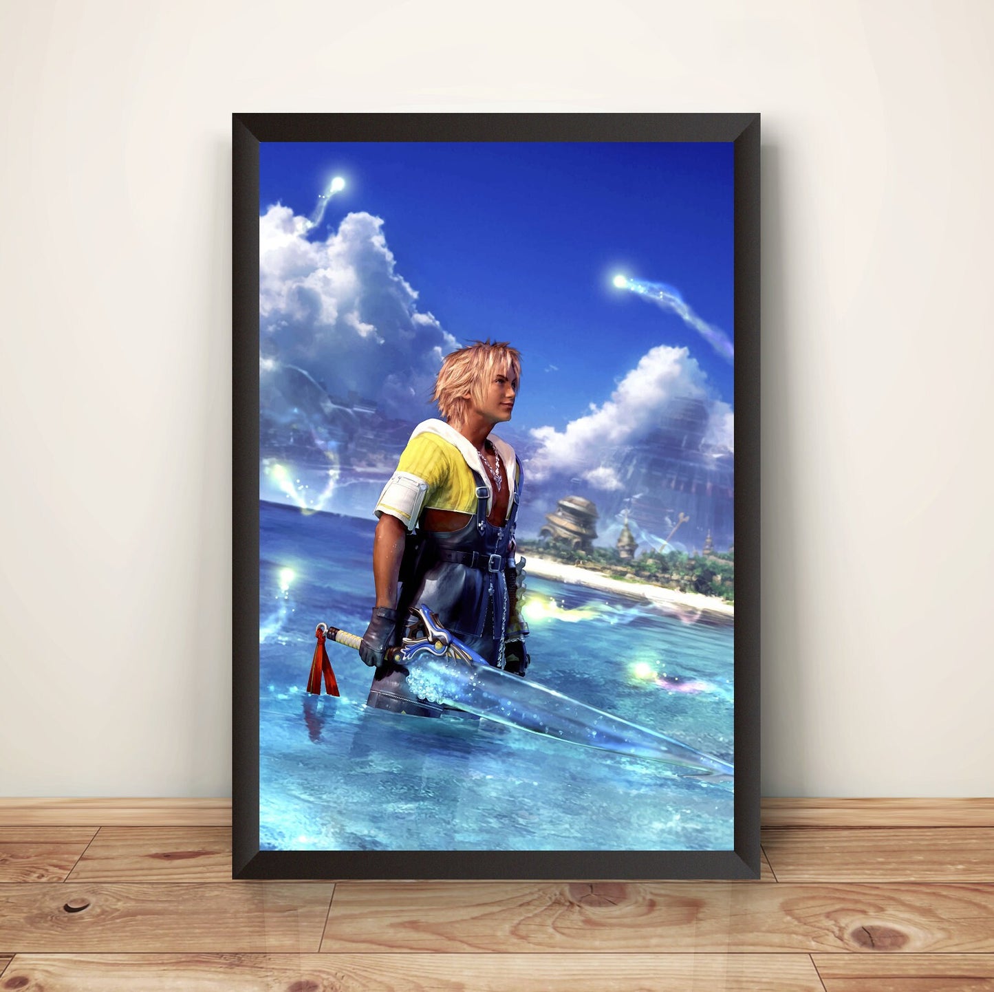 Tidus FFX Premium Poster (Vectorized Design)