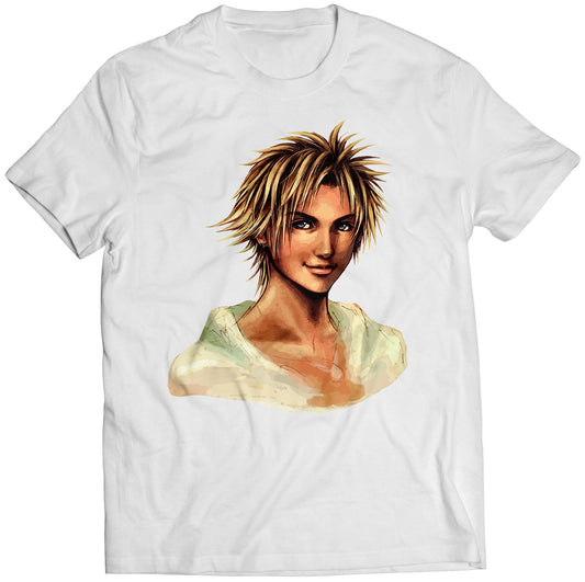 Tidus Portrait FF10 X Premium Unisex T-shirt (Vectorized Design)