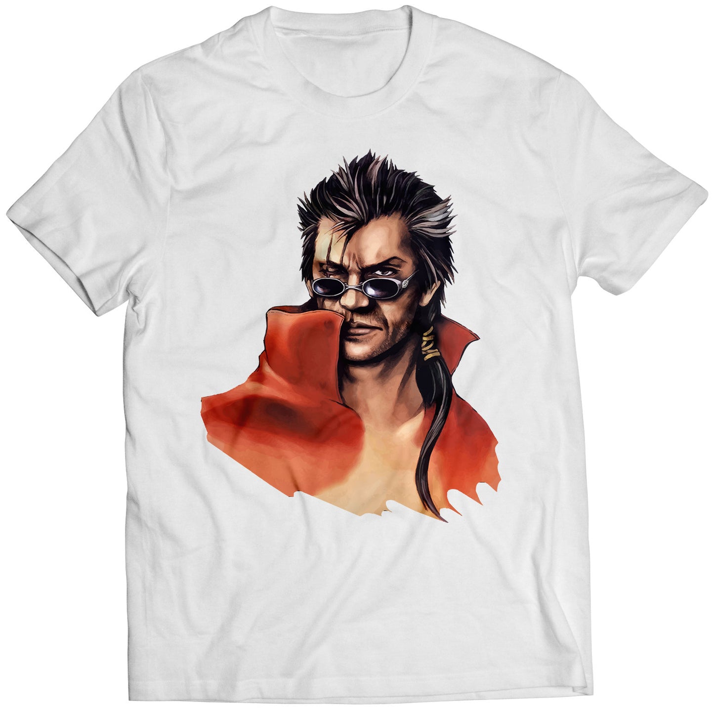 Auron Portrait FF10 X Premium Unisex T-shirt (Vectorized Design)