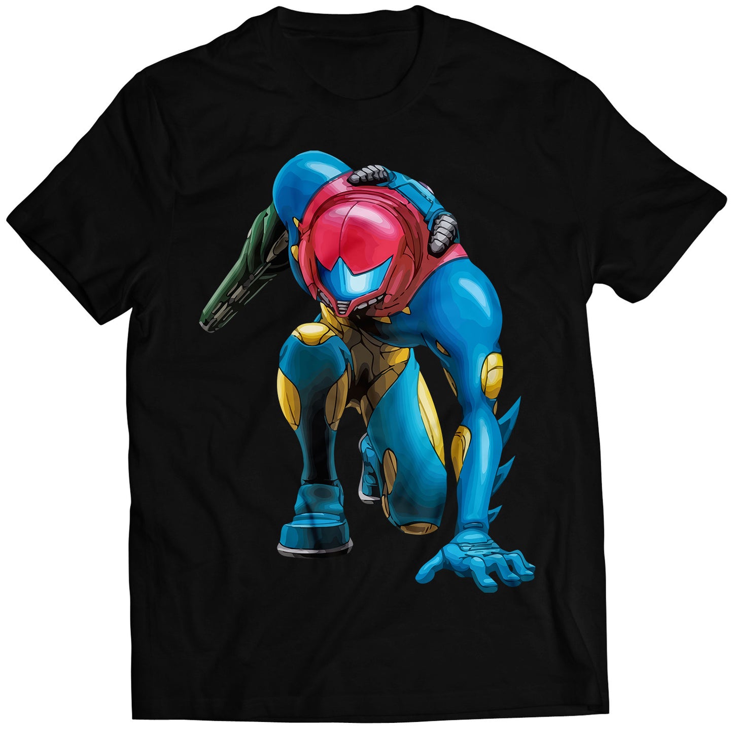 Metrodroid Fusion Samus Aran Premium Unisex T-shirt (Vectorized Design)