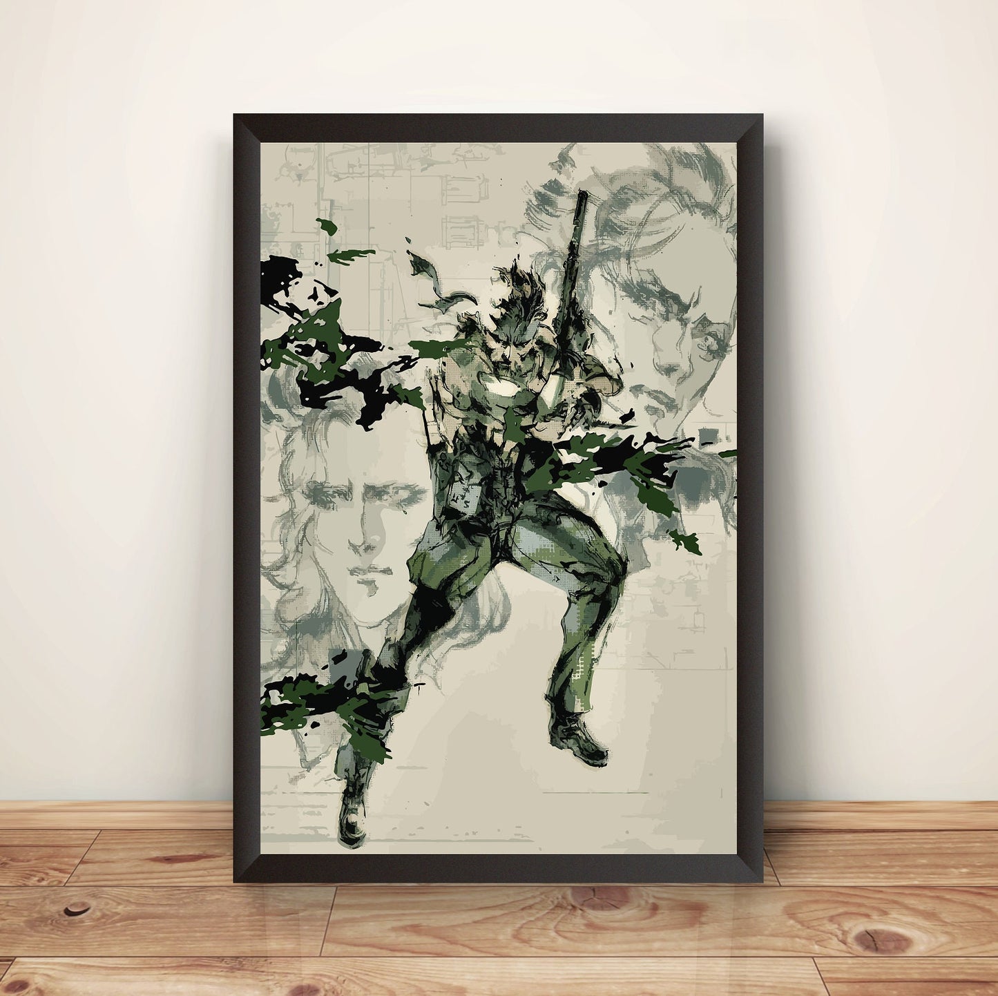 Big Boss MGS Snake Eater Premium Poster (Vectorized Design)