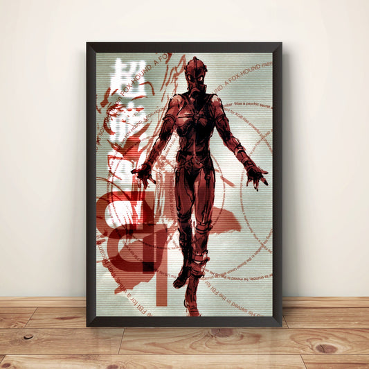 Psycho Mantis MGS1 MGS Premium Poster (Vectorized Design)