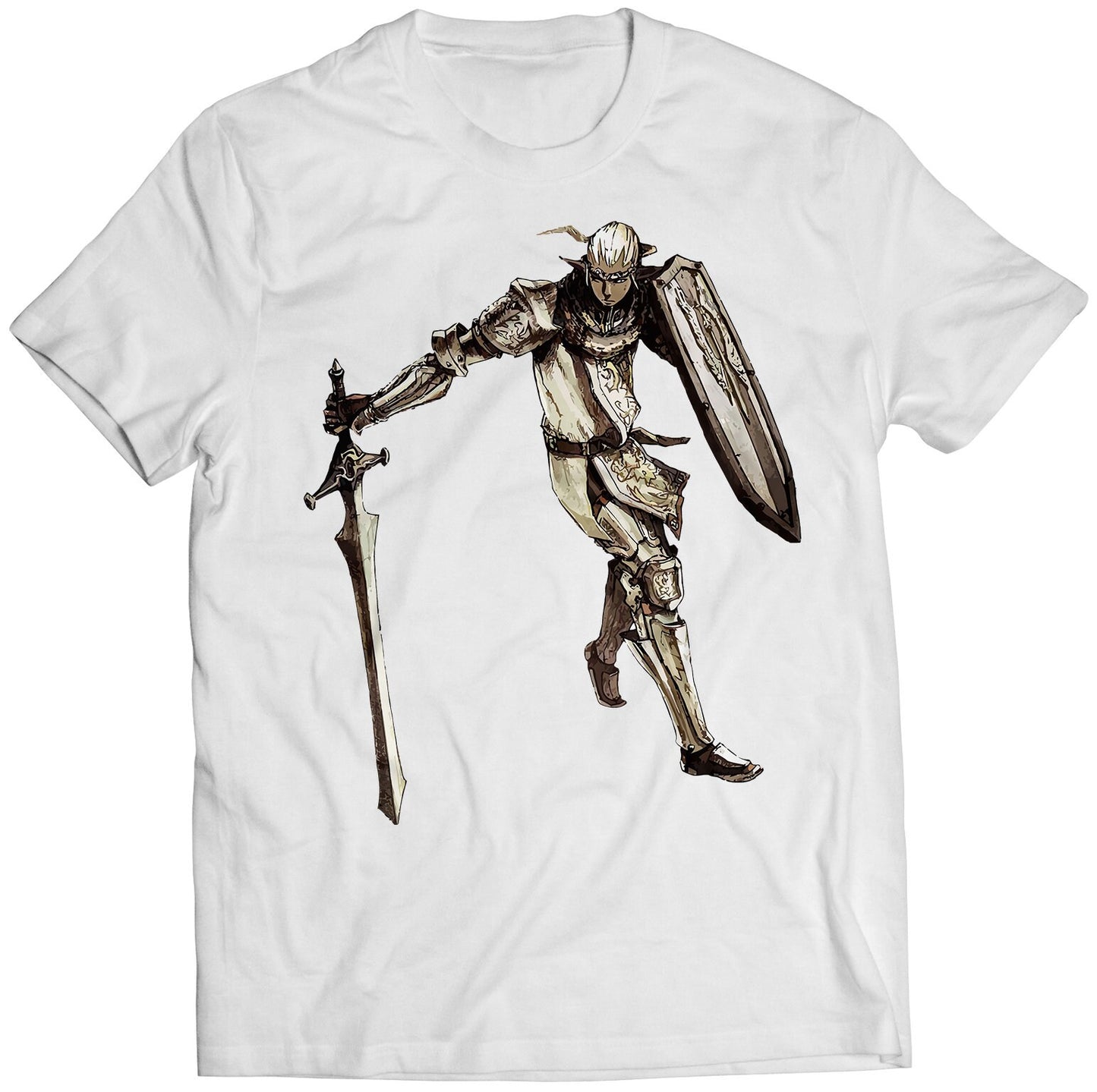 Paladin FF11 XI Premium Unisex T-shirt (Vectorized Design)