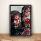 Bloody Venom Snake & Silence MGS V Premium Poster (Vectorized Design)