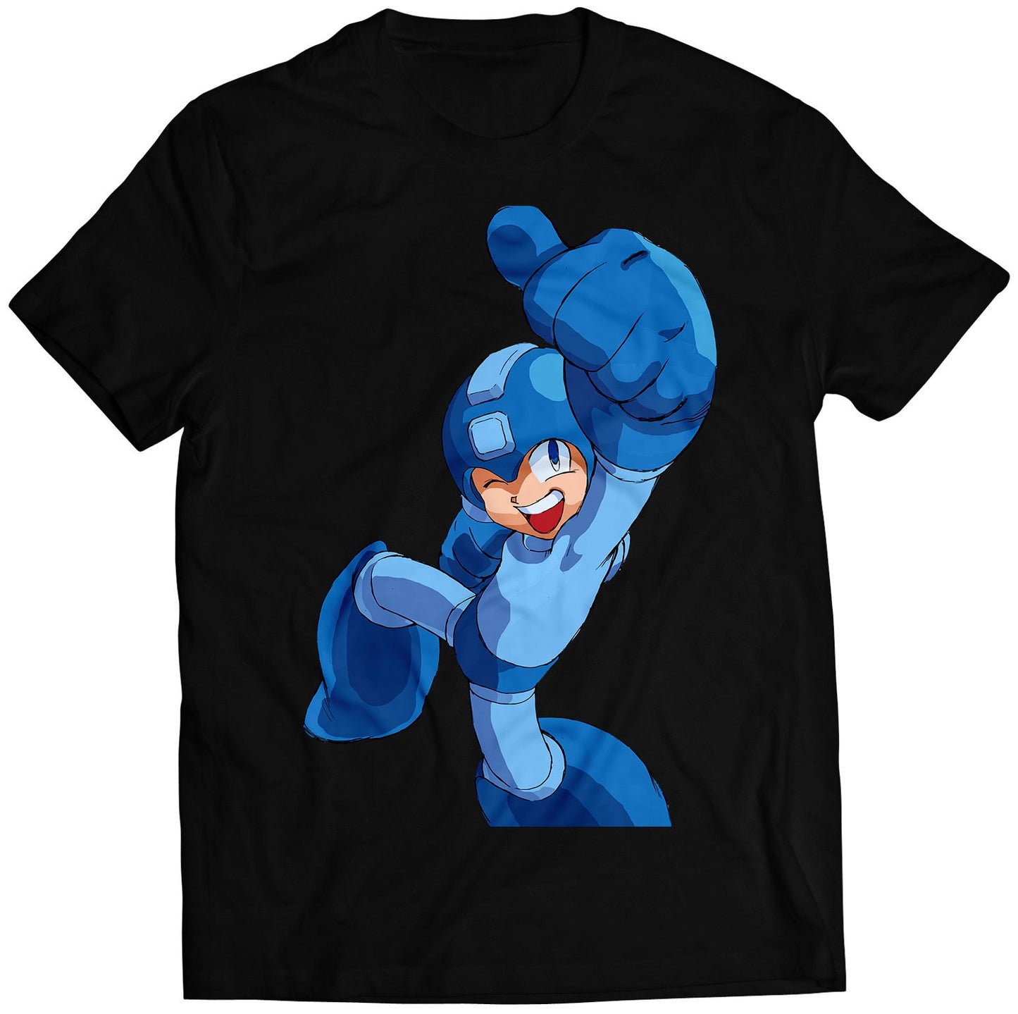 Rockman Win Pose MVC Premium Unisex T-shirt (Vectorized Design)