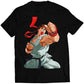 Ryu Versus MVC Premium Unisex T-shirt (Vectorized Design)