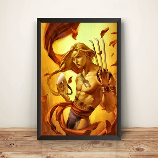 Vega Balrog Street Fighting Comic Premium Poster (Vectorized Design)