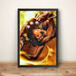 Dhalsim Street Fighting Comic Premium Poster (Vectorized Design)