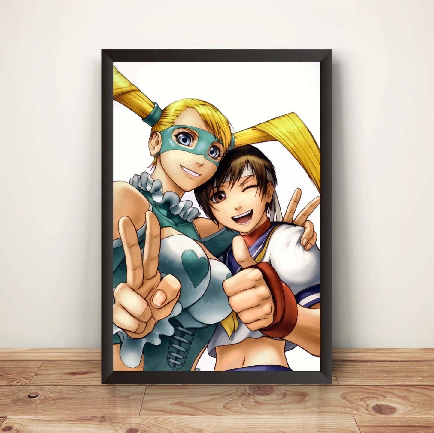 R Mika & Sakura Peace Premium Poster (Vectorized Design)