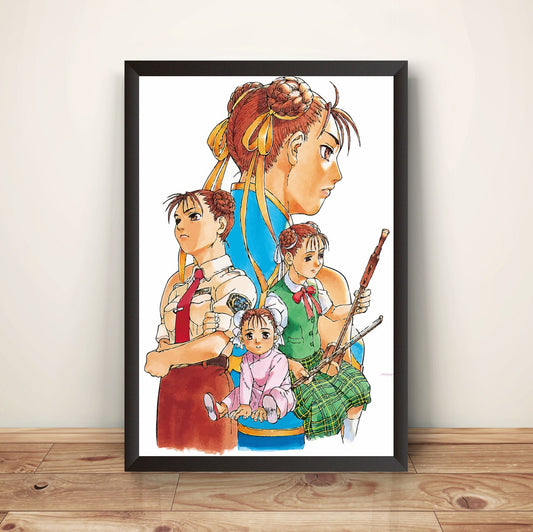 Chun Li Family Premium Poster (Vectorized Design)