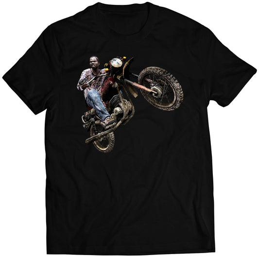 Motorcycle Majini Residence Evil Biohazard 5 Premium Unisex T-shirt (Vectorized Design)