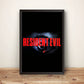Residence Evil Eye Cover Premium Poster (Vectorized Design)