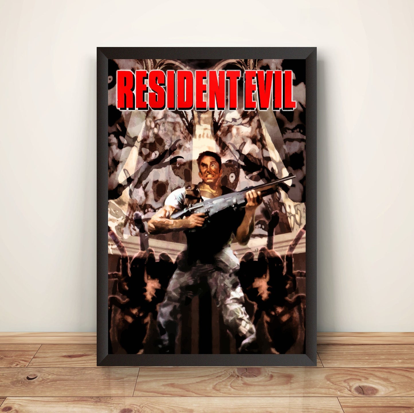 Residence Evil Cover Premium Poster (Vectorized Design)