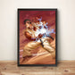 Ryu Street Fighting Comic Premium Poster (Vectorized Design)