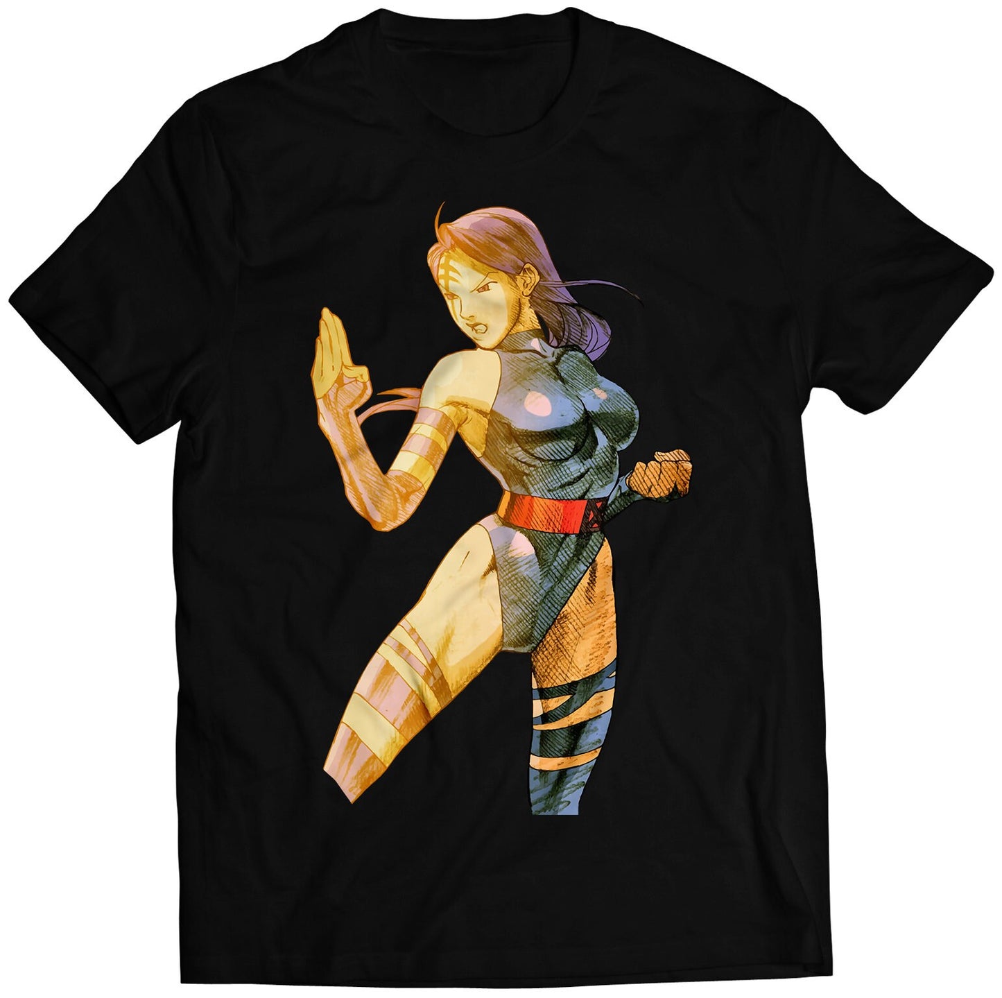 Purple Warrior Mvc2 Versus Screen Premium Unisex T-shirt (Vectorized Design)