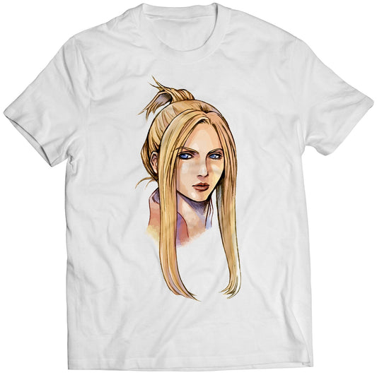 Quistis FF8 VIII Premium Unisex T-shirt (Vectorized Design)