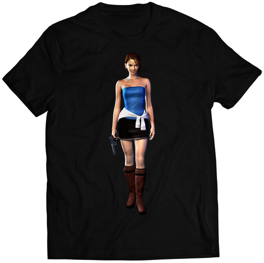 Jill Valentine Original Biohazard Residence Evil 3 Premium Unisex T-shirt (Vectorized Design)