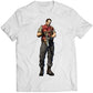 Barry Burton Biohazard Residence Evil Revelation 2 Premium Unisex T-shirt (Vectorized Design)