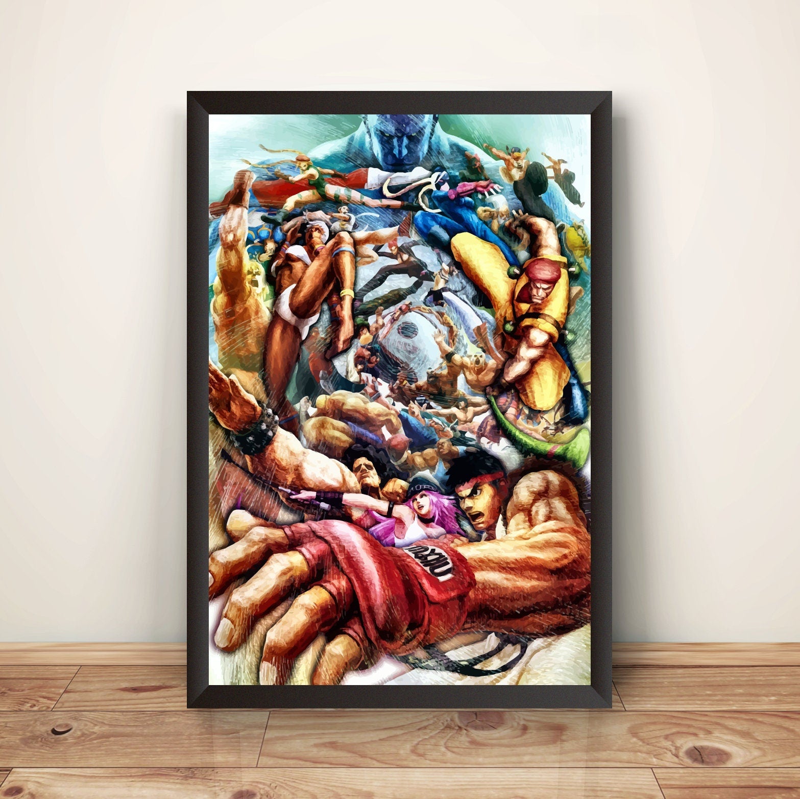 Ultra SF4 Cover Premium Poster (Vectorized Design) – GamerGoody.com