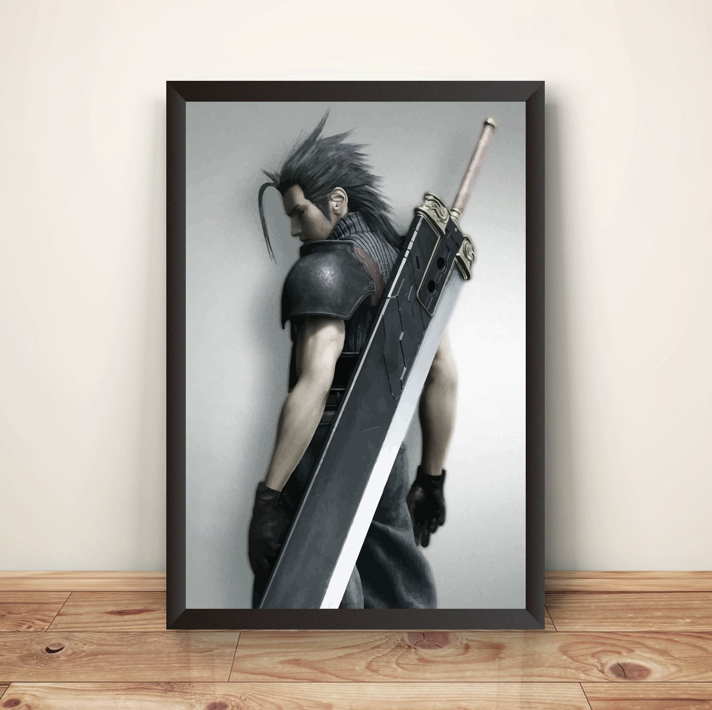 Zack Fair V1 CC FF7 VII Premium Poster (Vectorized Design)