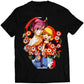 Lilith & BB Hood Flowers Premium Unisex T-shirt (Vectorized Design)