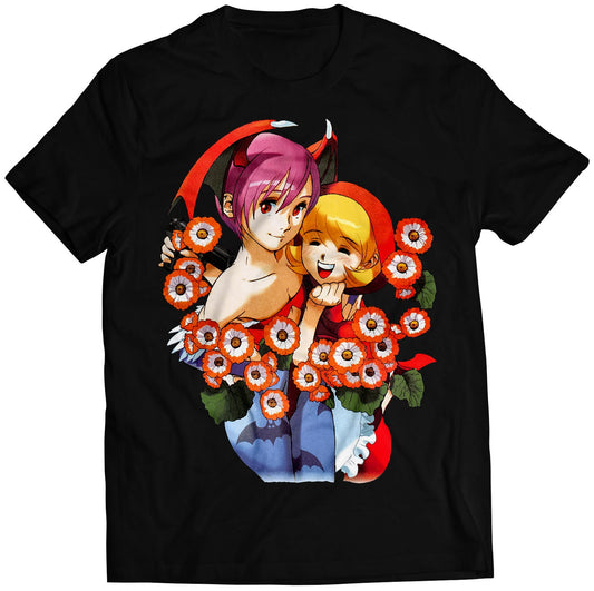 Lilith & BB Hood Flowers Premium Unisex T-shirt (Vectorized Design)