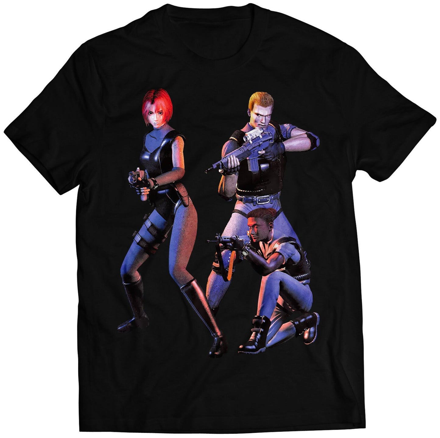 Dinosaur Crisis Cast Premium Unisex T-shirt (Vectorized Design)