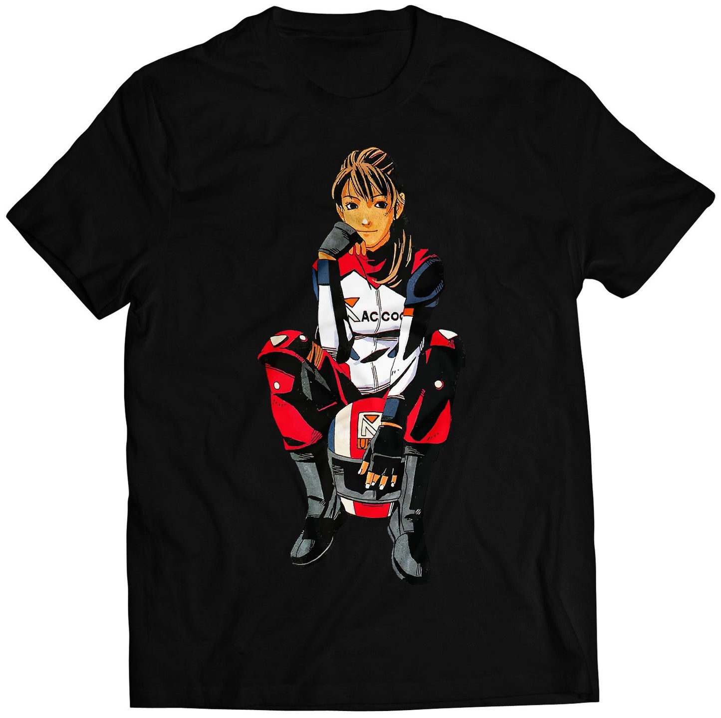 Elza Walker Sitting Residence Evil 1.5 Biohazard Premium Unisex T-shirt (Vectorized Design)