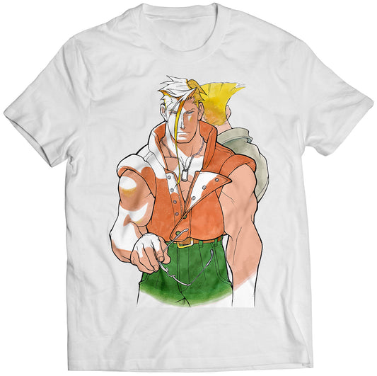 Rare Charlie Nash & guile Premium Unisex T-shirt (Vectorized Design)