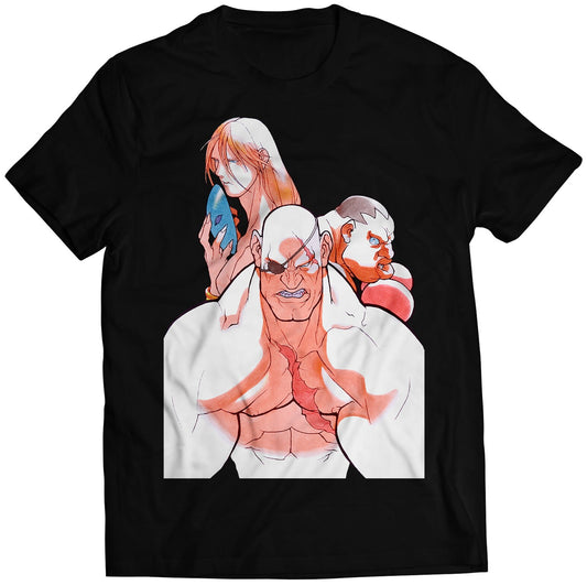 Rare Sagat, Vega & Balrog Premium Unisex T-shirt (Vectorized Design)