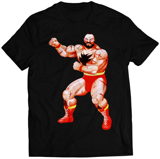 Zangief SF2 The World Warrior Premium Unisex T-shirt.