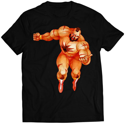 Zangief Champ SF2 The World Warrior Premium Unisex T-shirt.