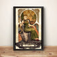 Cammy Street Fighting Tarot Card Premium Poster (Vectorized Design)