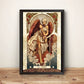 Elena Street Fighting Tarot Card Premium Poster (Vectorized Design)